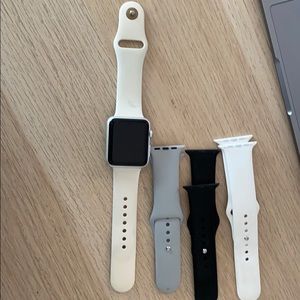 series one silver 42mm apple watch!